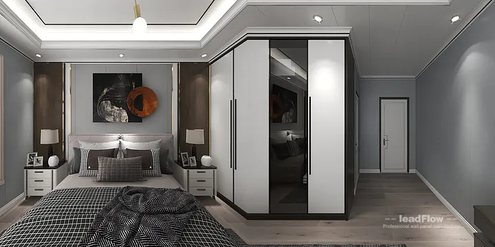 Explore WPC Wall Panel in This Hangzhou Apartment &mdash; Premium Style in Hangzhou, China - photo 1
