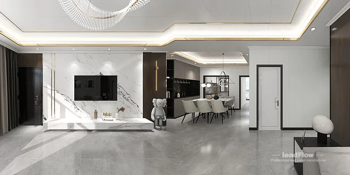 Explore WPC Wall Panel in This Hangzhou Apartment &mdash; Premium Style in Hangzhou, China - photo 4