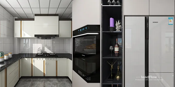 Modern WPC Interior Panel in Hangzhou Interior Project &mdash; Kitchen in Hangzhou, China - photo 2