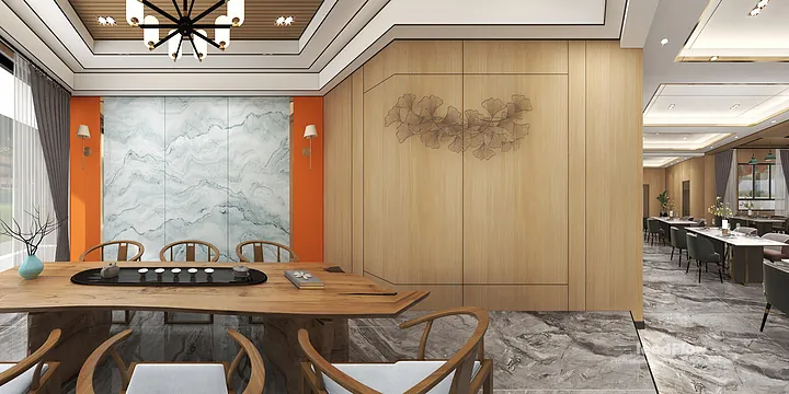 Elegant WPC Cladding Project: Hangzhou Hotel Interior in Hangzhou, China - photo 10