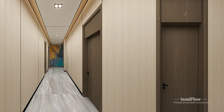 Elegant WPC Cladding Project: Hangzhou Hotel Interior in Hangzhou, China - photo 12