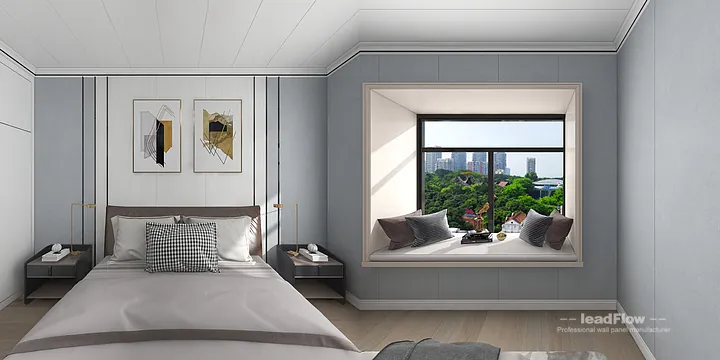 WPC Wall Panel Apartment Inspiration in Hangzhou &mdash; Contemporary Design in Hangzhou, China - photo 2