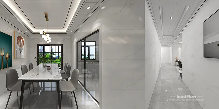 WPC Wall Panel Apartment Inspiration in Hangzhou &mdash; Contemporary Design in Hangzhou, China - photo 4