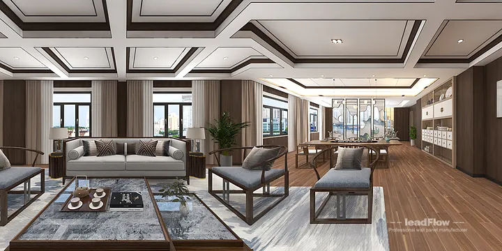 WPC Wall Panel Commercial Space Inspiration in Hangzhou &mdash; Modern Design in Hangzhou, China - photo 10