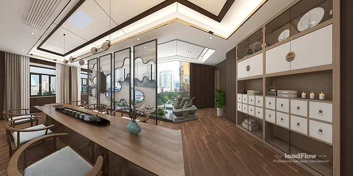 WPC Wall Panel Commercial Space Inspiration in Hangzhou &mdash; Modern Design in Hangzhou, China - photo 13
