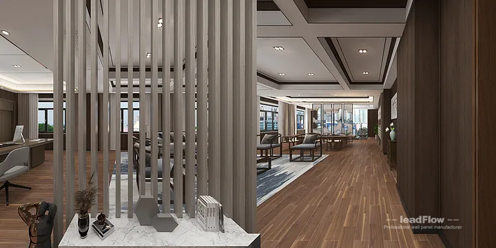 WPC Wall Panel Commercial Space Inspiration in Hangzhou &mdash; Modern Design in Hangzhou, China - photo 14