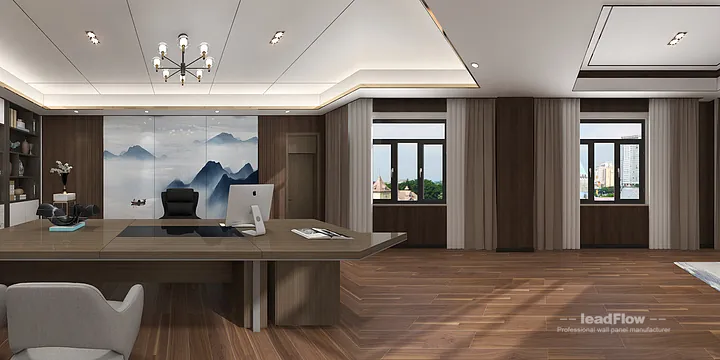 WPC Wall Panel Commercial Space Inspiration in Hangzhou &mdash; Modern Design in Hangzhou, China - photo 18