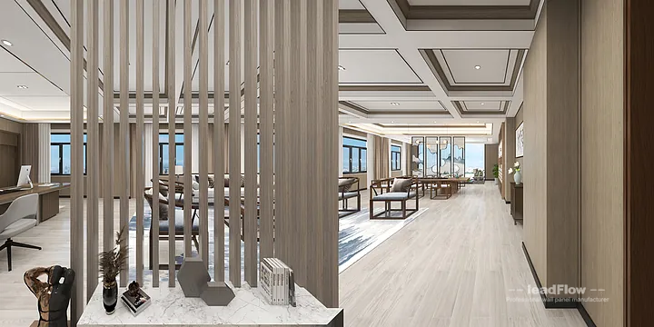 WPC Wall Panel Commercial Space Inspiration in Hangzhou &mdash; Modern Design in Hangzhou, China - photo 4