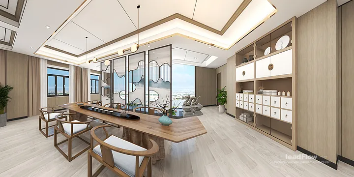 WPC Wall Panel Commercial Space Inspiration in Hangzhou &mdash; Modern Design in Hangzhou, China - photo 6