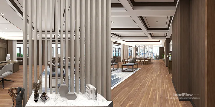 WPC Wall Panel Commercial Space Inspiration in Hangzhou &mdash; Modern Design in Hangzhou, China - photo 8