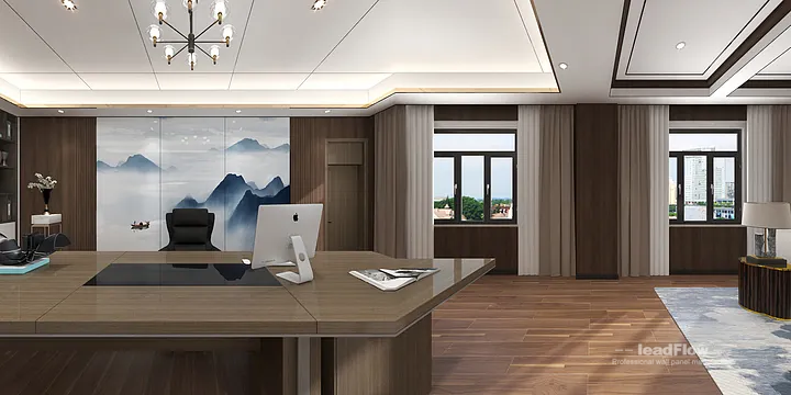 WPC Wall Panel Commercial Space Inspiration in Hangzhou &mdash; Modern Design in Hangzhou, China - photo 9
