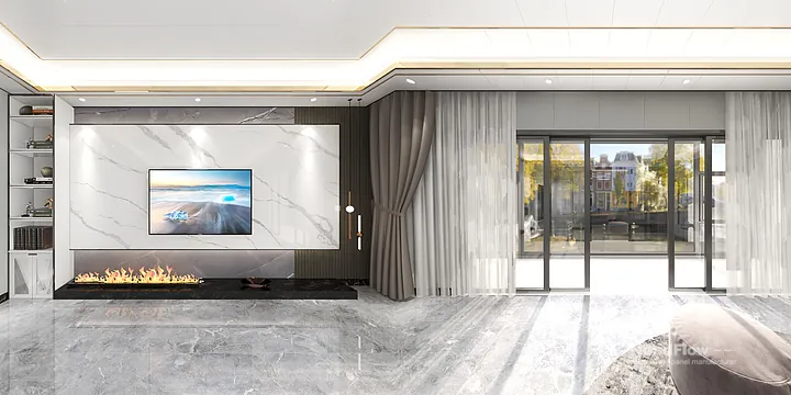 Hangzhou Villa Featuring WPC Wall Panel | Secondary Bedroom Walls in Hangzhou, China