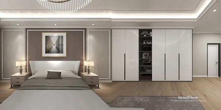 Hangzhou Villa Featuring WPC Wall Panel | Secondary Bedroom Walls in Hangzhou, China - photo 1