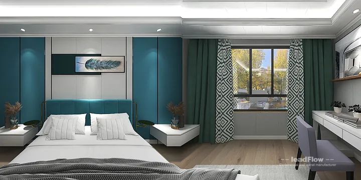 Hangzhou Villa Featuring WPC Wall Panel | Secondary Bedroom Walls in Hangzhou, China - photo 10