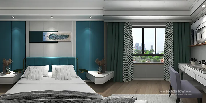 Hangzhou Villa Featuring WPC Wall Panel | Secondary Bedroom Walls in Hangzhou, China - photo 11