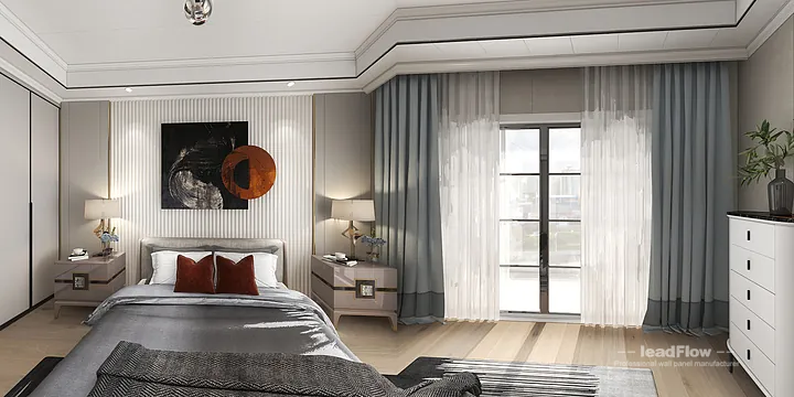 Hangzhou Villa Featuring WPC Wall Panel | Secondary Bedroom Walls in Hangzhou, China - photo 6