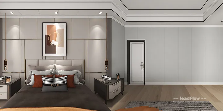 Hangzhou Villa Featuring WPC Wall Panel | Secondary Bedroom Walls in Hangzhou, China - photo 8