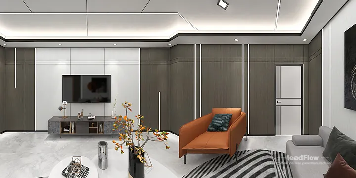 Hangzhou Commercial Space Interior with WPC Wall Panel &mdash; Showroom Accent in Hangzhou, China