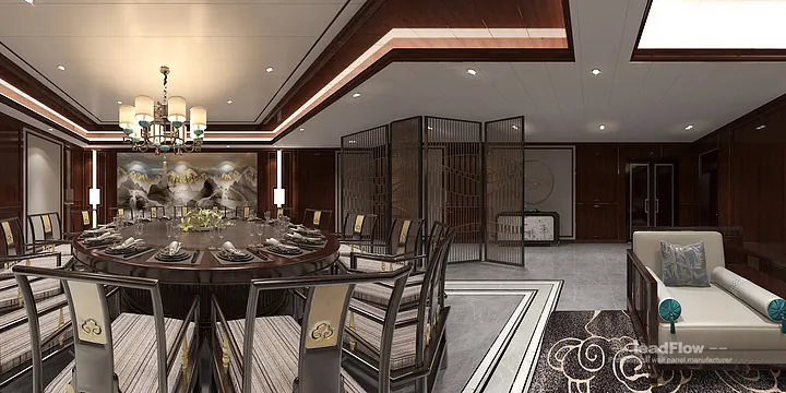Hangzhou Commercial Space Interior with WPC Wall Panel &mdash; VIP hall Accent in Hangzhou, China