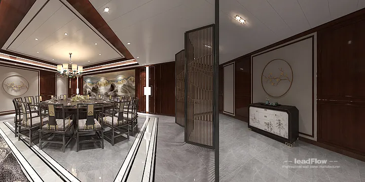 Hangzhou Commercial Space Interior with WPC Wall Panel &mdash; VIP hall Accent in Hangzhou, China - photo 4