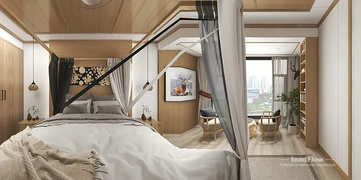 Warm Boutique Hotel in Hangzhou Featuring WPC Wall Panel in Hangzhou, China - photo 2