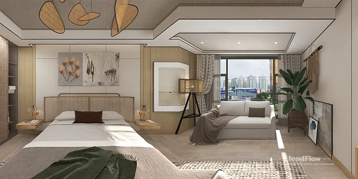 Warm Boutique Hotel in Hangzhou Featuring WPC Wall Panel in Hangzhou, China - photo 4