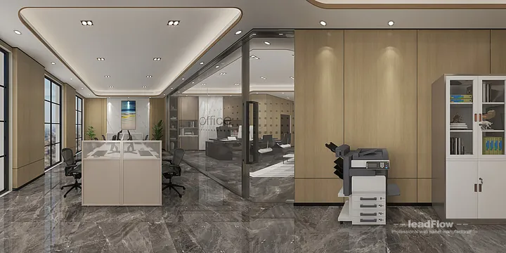 Explore WPC Wall Cladding in This Hangzhou Office &mdash; Modern Style in Hangzhou, China - photo 1