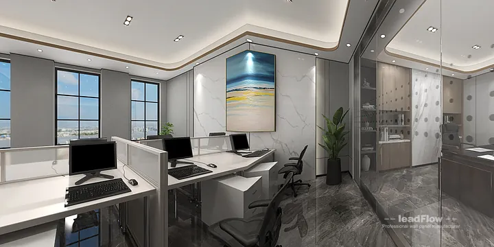 Explore WPC Wall Cladding in This Hangzhou Office &mdash; Modern Style in Hangzhou, China - photo 3