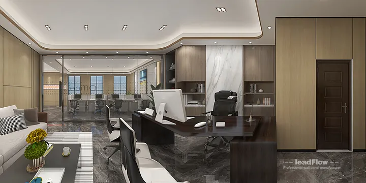 Explore WPC Wall Cladding in This Hangzhou Office &mdash; Modern Style in Hangzhou, China - photo 5