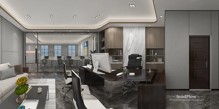 Explore WPC Wall Cladding in This Hangzhou Office &mdash; Modern Style in Hangzhou, China - photo 7
