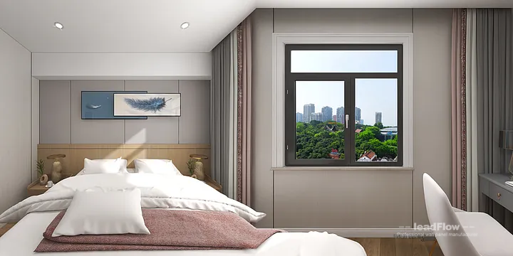 Hangzhou Hotel Renovation with WPC Cladding | north guest room Idea in Hangzhou, China - photo 2