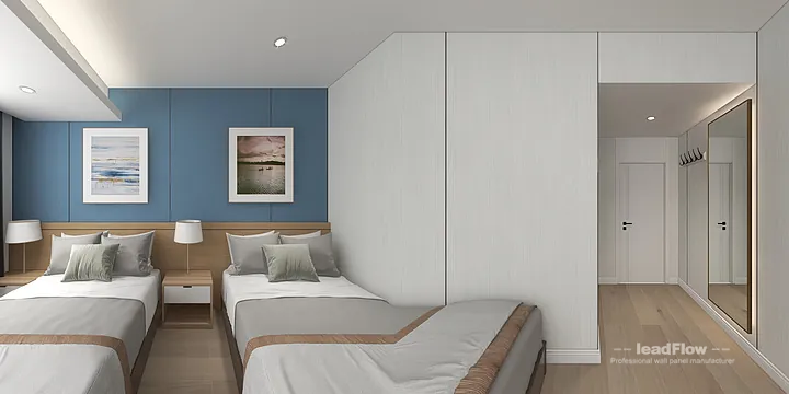Hangzhou Hotel Renovation with WPC Cladding | north guest room Idea in Hangzhou, China - photo 3