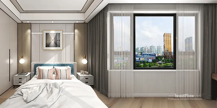 Elegant Apartment Interior in Hangzhou using WPC Wall Panel in Hangzhou, China - photo 1