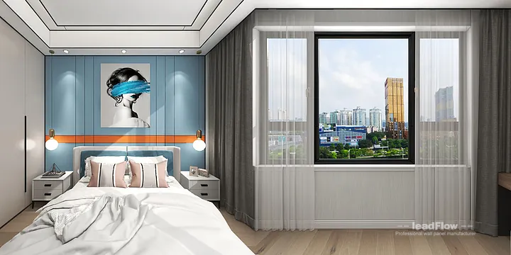 Elegant Apartment Interior in Hangzhou using WPC Wall Panel in Hangzhou, China - photo 2