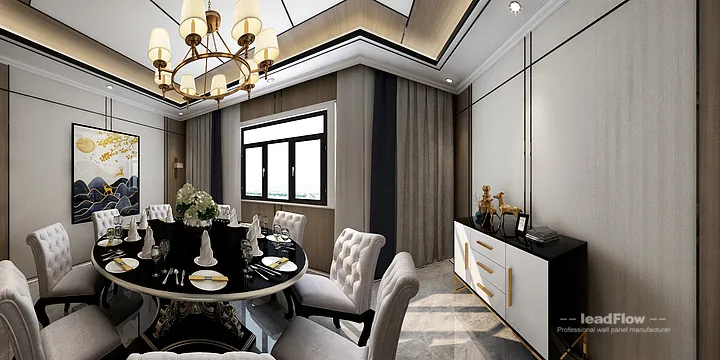 WPC Interior Panel Design for Hangzhou Hotel &mdash; private dining room Focus in Hangzhou, China