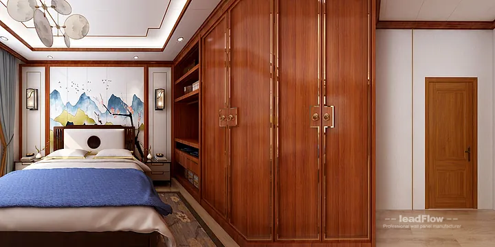 Hangzhou Apartment Wall Panel Design | WPC Wall Cladding Warm Interior in Hangzhou, China - photo 11