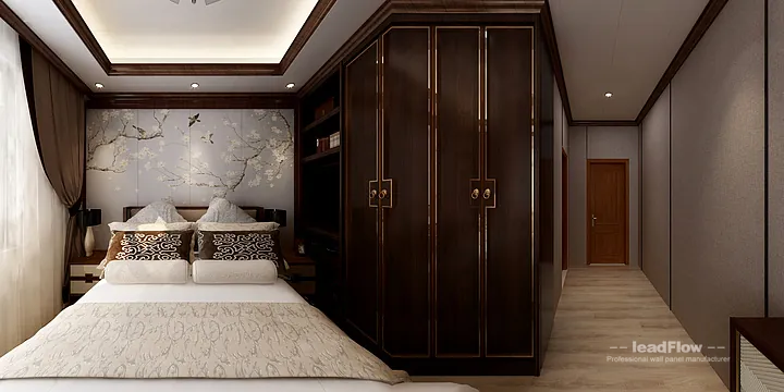 Hangzhou Apartment Wall Panel Design | WPC Wall Cladding Warm Interior in Hangzhou, China - photo 12