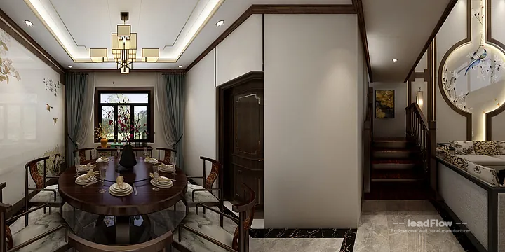 Hangzhou Apartment Wall Panel Design | WPC Wall Cladding Warm Interior in Hangzhou, China - photo 3