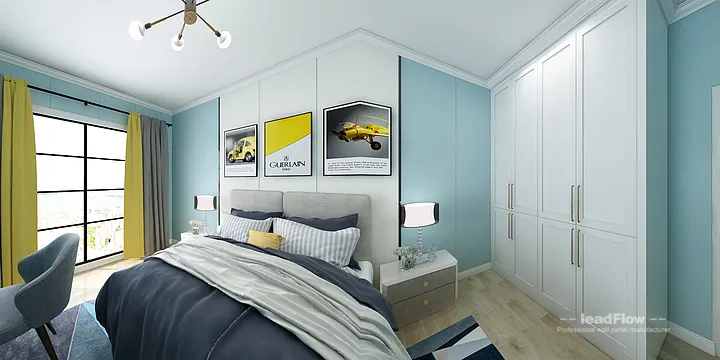 WPC Interior Panel Project: Hangzhou Apartment with guest bedroom in Hangzhou, China - photo 1