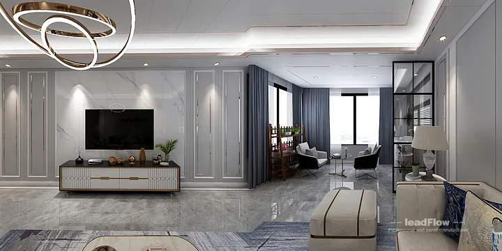 WPC Interior Panel Project: Hangzhou Apartment with guest bedroom in Hangzhou, China - photo 3