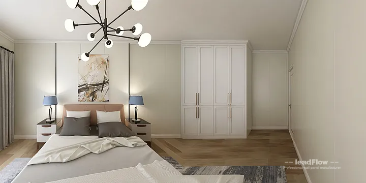 WPC Interior Panel Project: Hangzhou Apartment with guest bedroom in Hangzhou, China - photo 4