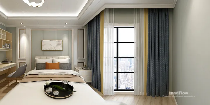Premium WPC Interior Panel for Hangzhou Apartment &mdash; Light Luxury Finish in Hangzhou, China - photo 3
