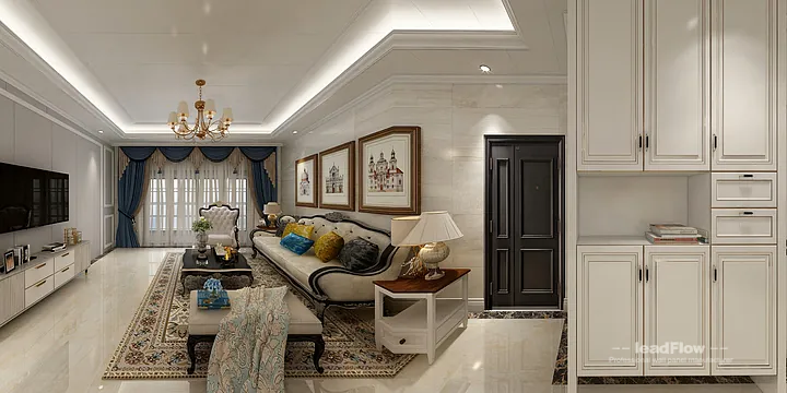 WPC Wall Cladding Project: Hangzhou Apartment with Living-Dining Room in Hangzhou, China - photo 9