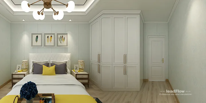 WPC Wall Panel Transformation: Hangzhou Apartment with Secondary Bedroom Walls in Hangzhou, China - photo 12