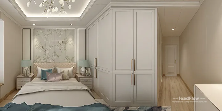 WPC Wall Panel Transformation: Hangzhou Apartment with Secondary Bedroom Walls in Hangzhou, China - photo 4