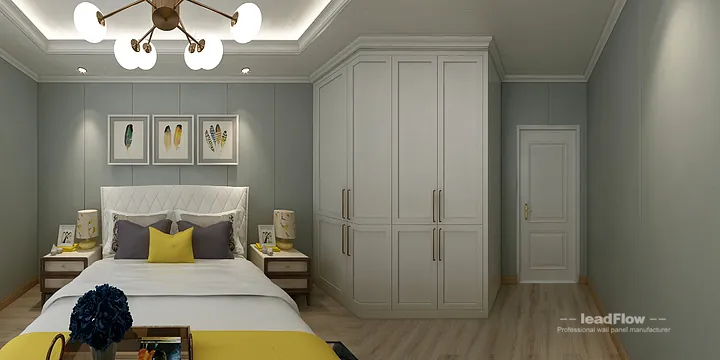 WPC Wall Panel Transformation: Hangzhou Apartment with Secondary Bedroom Walls in Hangzhou, China - photo 6