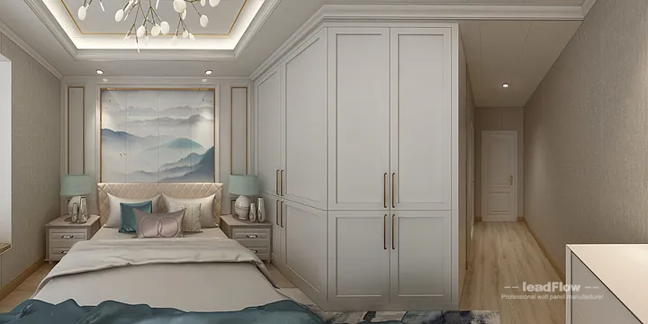 WPC Wall Panel Transformation: Hangzhou Apartment with Secondary Bedroom Walls in Hangzhou, China - photo 8