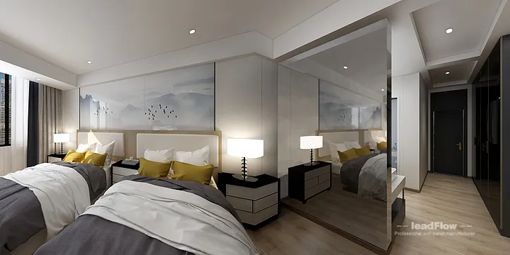 Premium Hotel Interior in Nanchang using WPC Cladding in Donghu District, Nanchang, China - photo 1