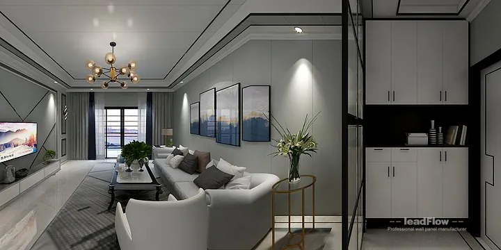 Hangzhou Apartment with WPC Cladding &mdash; Master Bedroom Feature in Hangzhou, China - photo 10