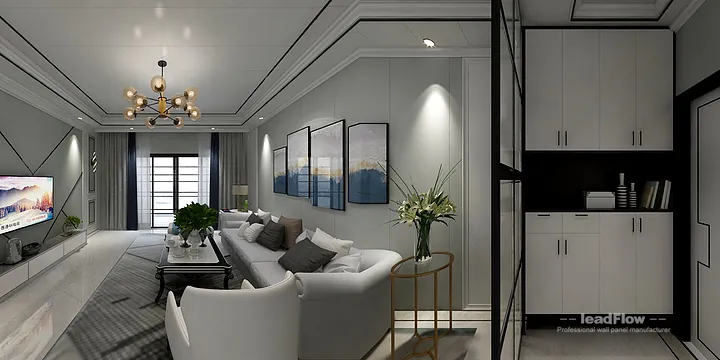 Hangzhou Apartment with WPC Cladding &mdash; Master Bedroom Feature in Hangzhou, China - photo 13